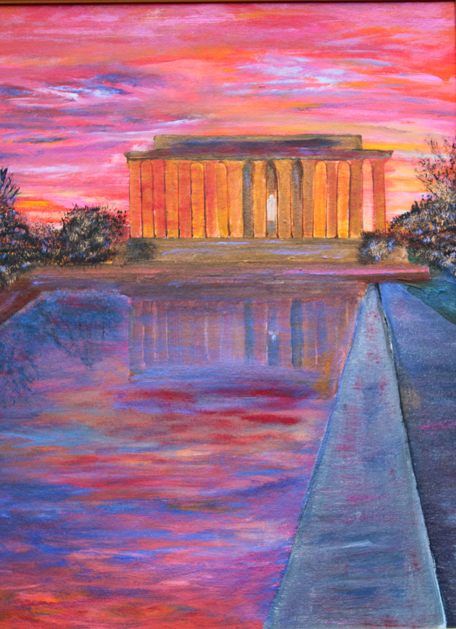 Lincoln Memorial Crimson View