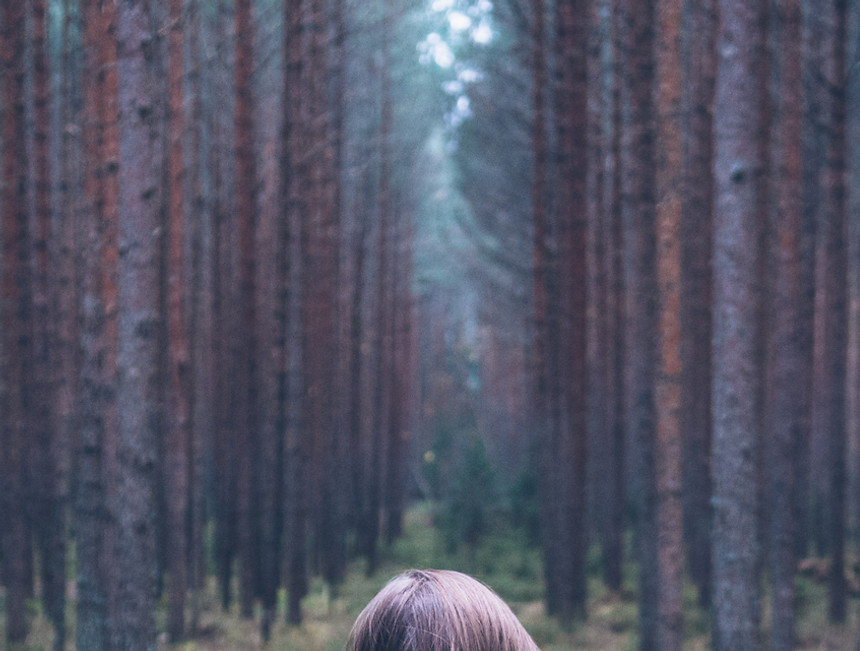 Person In Forest