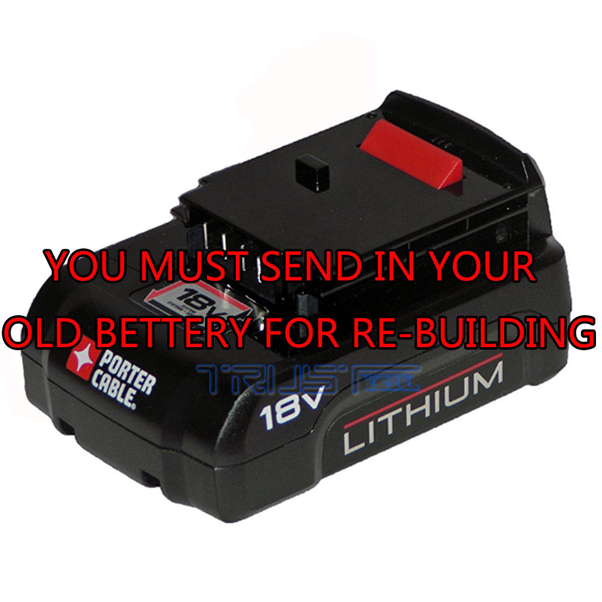 PORTER CABLE Rebuild service for PC18BL or BLX 18-Volt Lithium-Ion 2.0 battery