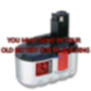Re-build service for Bosch BAT030, BAT031, BAT240, BAT29 24-Volt Ni-MH Battery