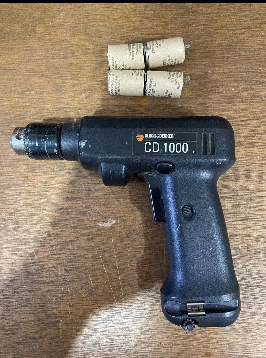Thumbnail: battery for Black Decker CD 1000 Cat. No. 9045 Type 1 4.8V DC cordless drill