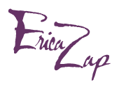 Logo for Erica Zap's artisanal jewelry