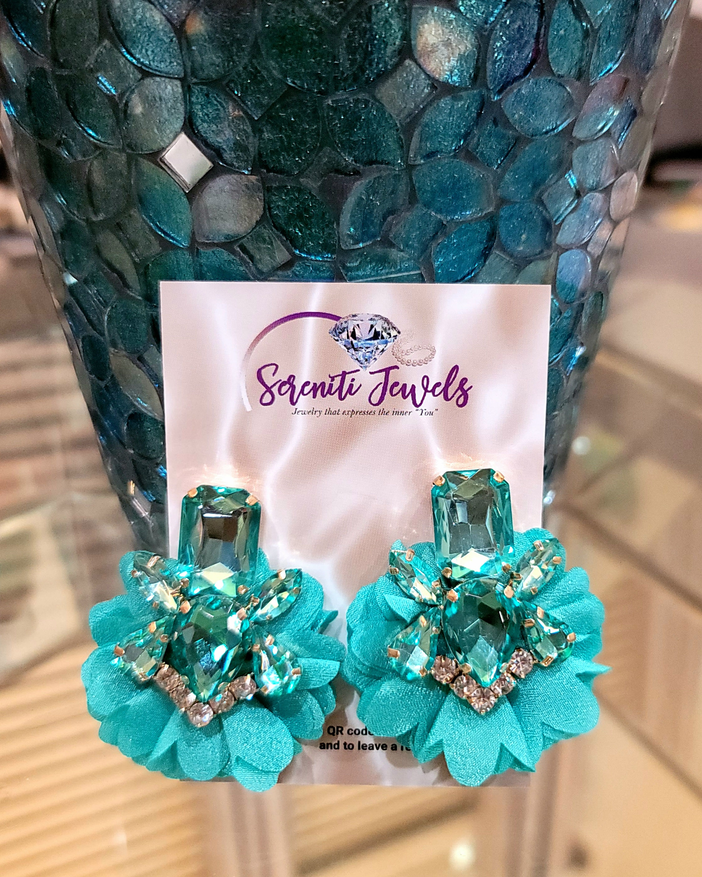 Siza Earrings- Turquoise 