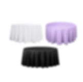 Round Tablecloth (various colors)