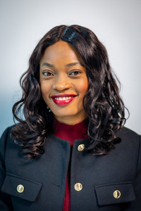 Professional headshot of female employee at Amazon.com