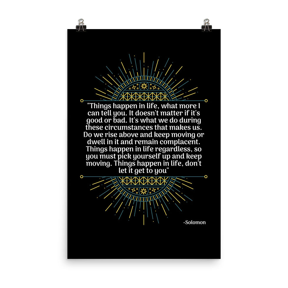 Thumbnail: Things Happen Poetry Poster
