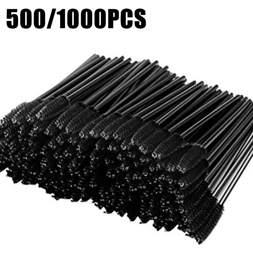 500 Eyelash Brush Applicator Wholesale Lash Mascara Wands Brushes Ey