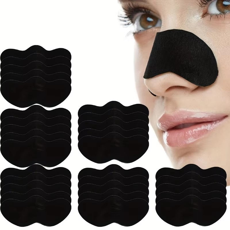 10150PCS Blackhead Mask Nasal Strips Shrink Cleansing Pore Nose Black He