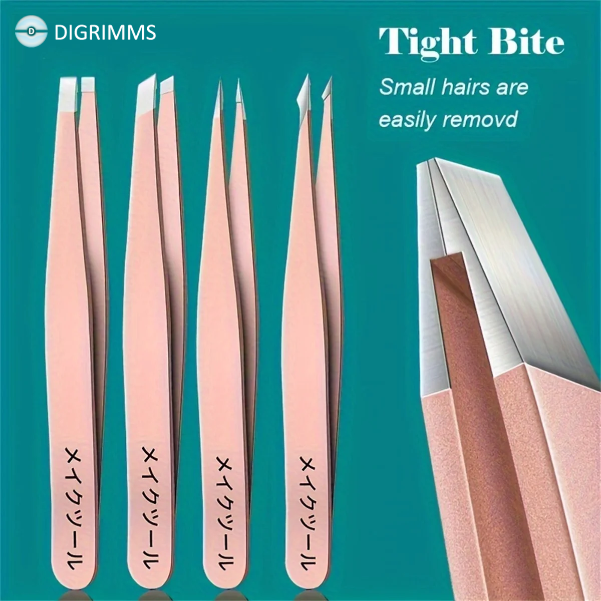 1 Set Eyebrow Removal Splinter Tweezers Perfect V