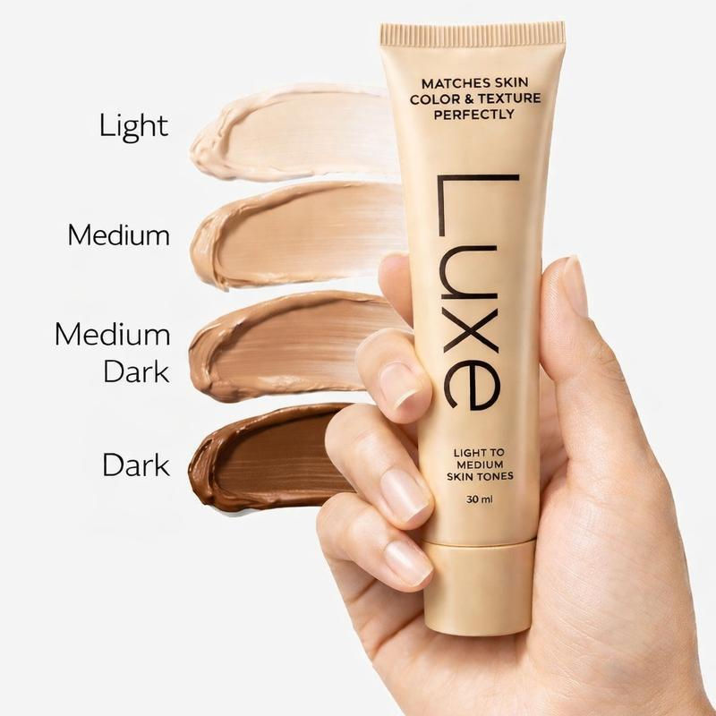 Korean Luxe Color-Adjusting Liquid Foundation Matte Moisturizing Conceal