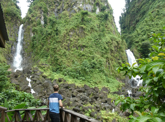 Mountain hiking in Dominica 