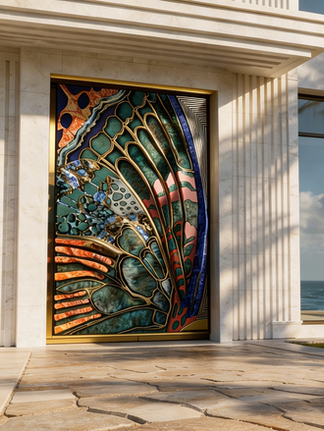 Luxury Metal Front Door
