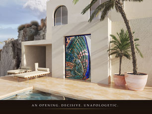 One Design Language, Three Surfaces: Luxury Doors, Artistic Wall Murals & Lift Doors