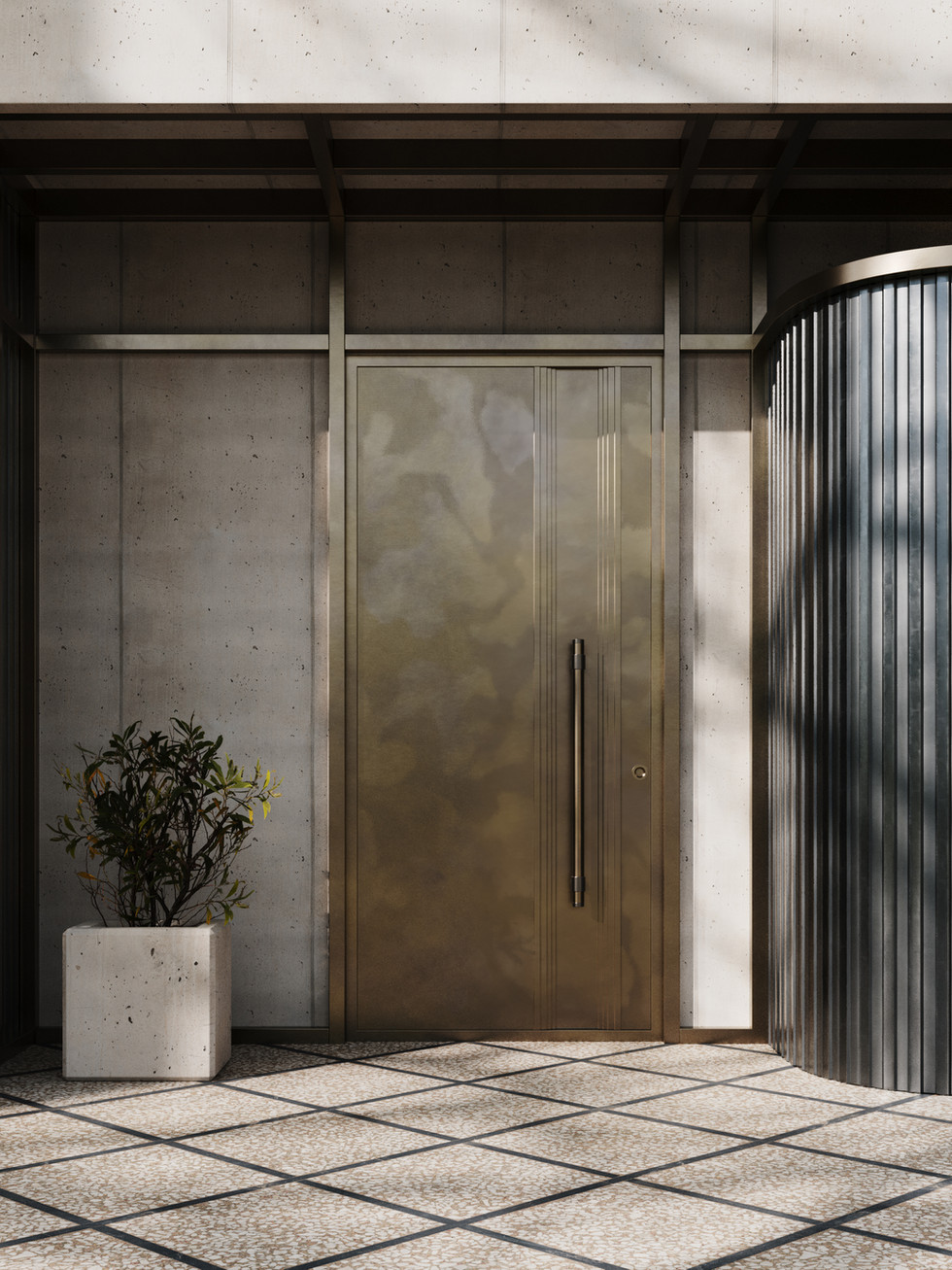Luxury Metal Front Door
