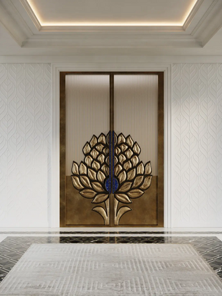 Luxury Metal Front Door