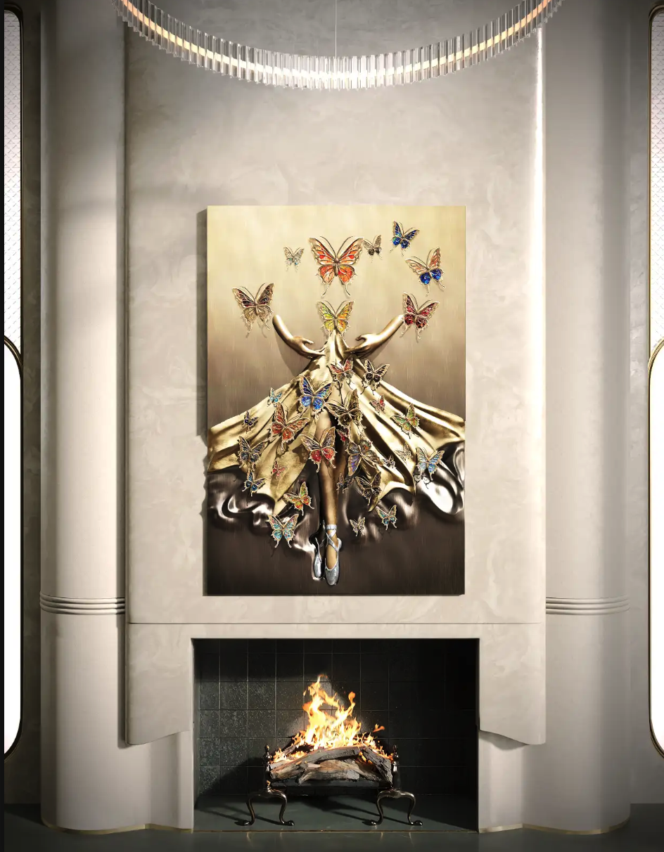 The Butterfly Ballet Mural 