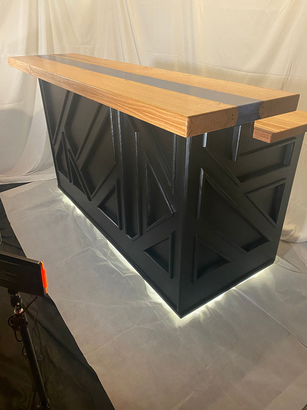 LED Epoxy River Home Bar- Harford County, MD