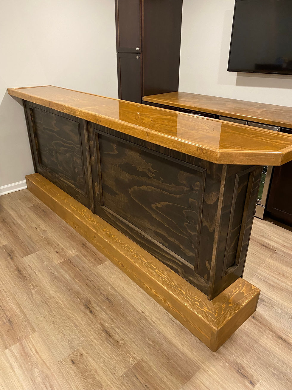 Wooden Basement Bar Set- Odenton, MD