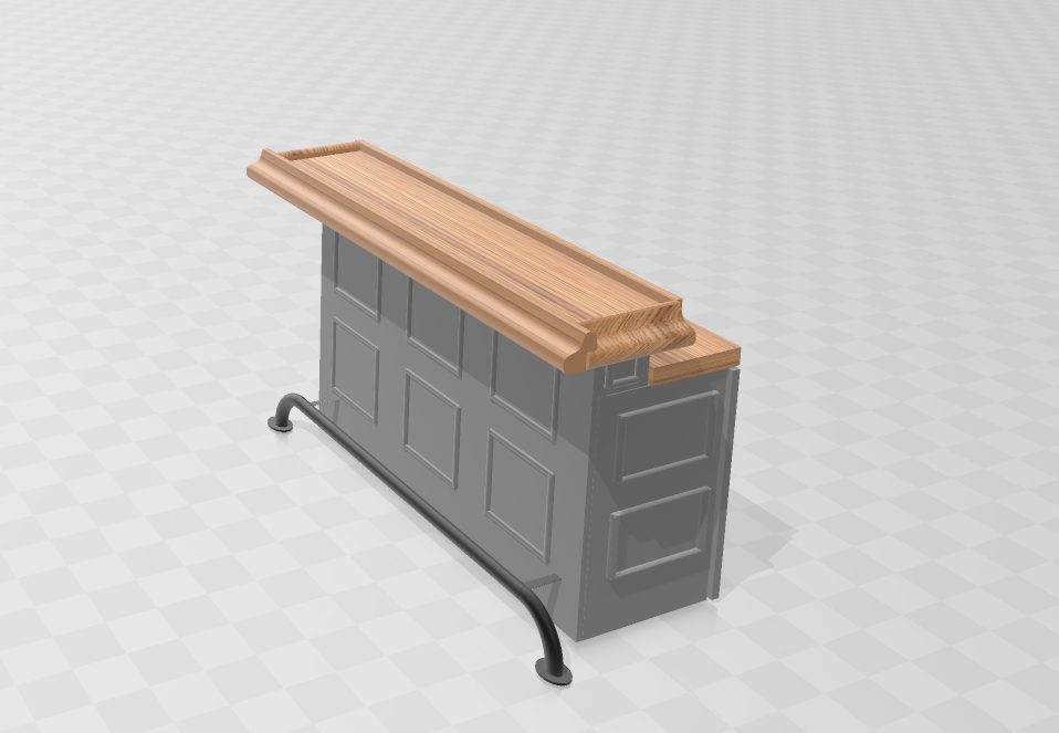 Thumbnail: Two-Tier Custom Straight bar