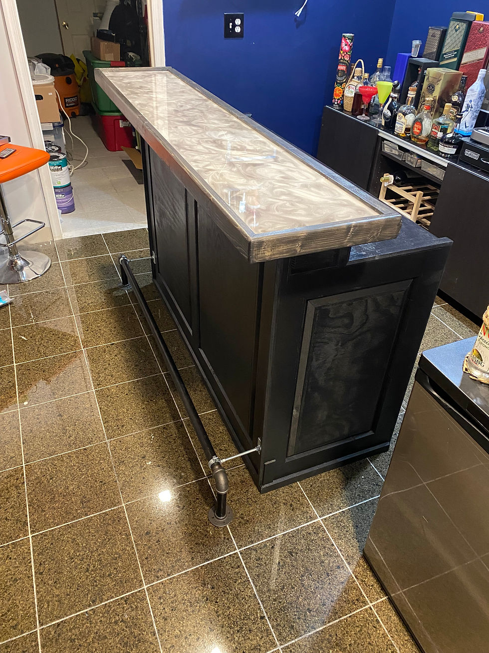 2-tier basement bar- Aston, PA