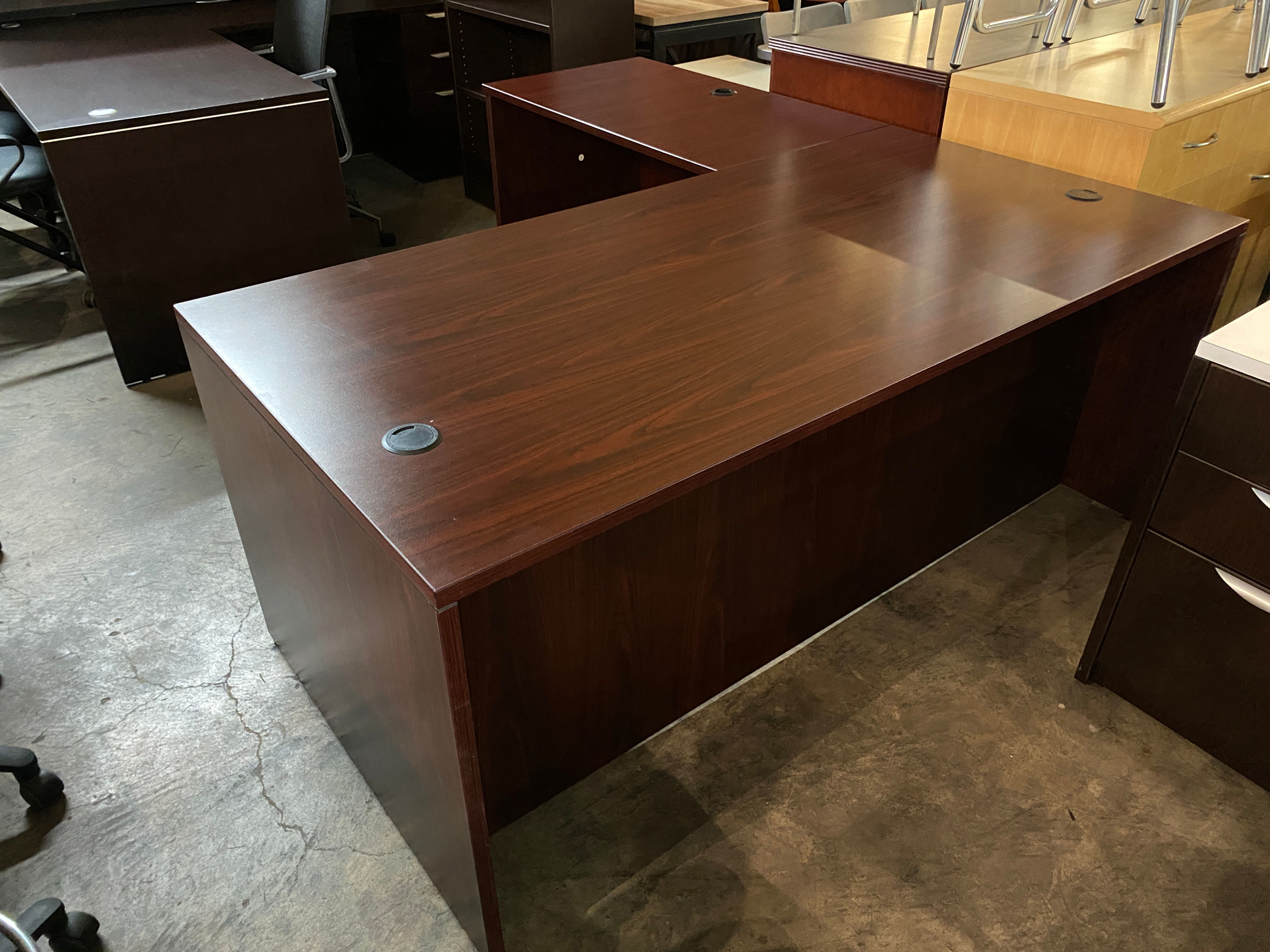 L shaped desk  