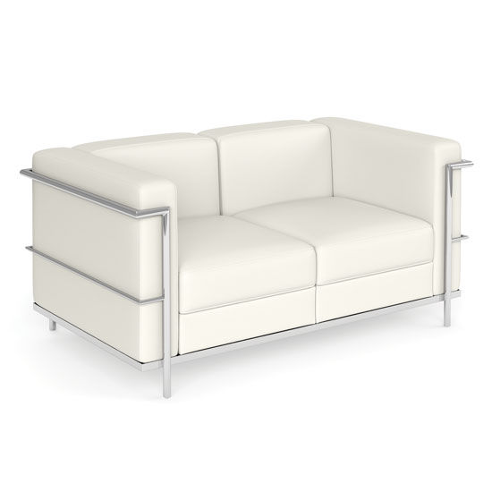 Thumbnail: madison reception seating collection black or white loveseat