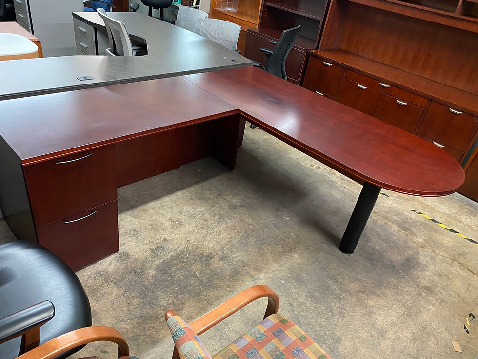 Thumbnail: Paoli L shaped desk 
