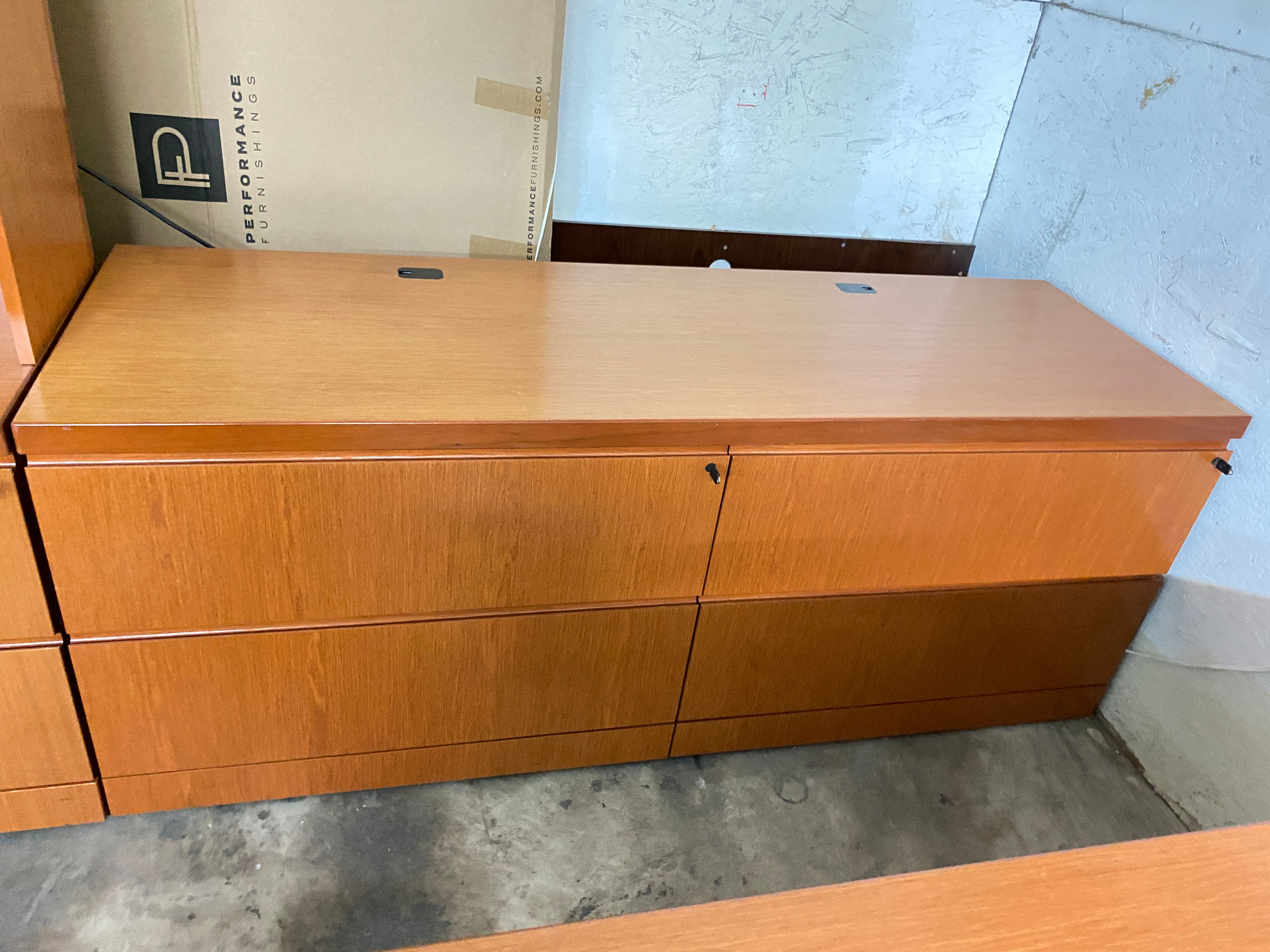 Knoll reff 4 drawer lateral file cabinet