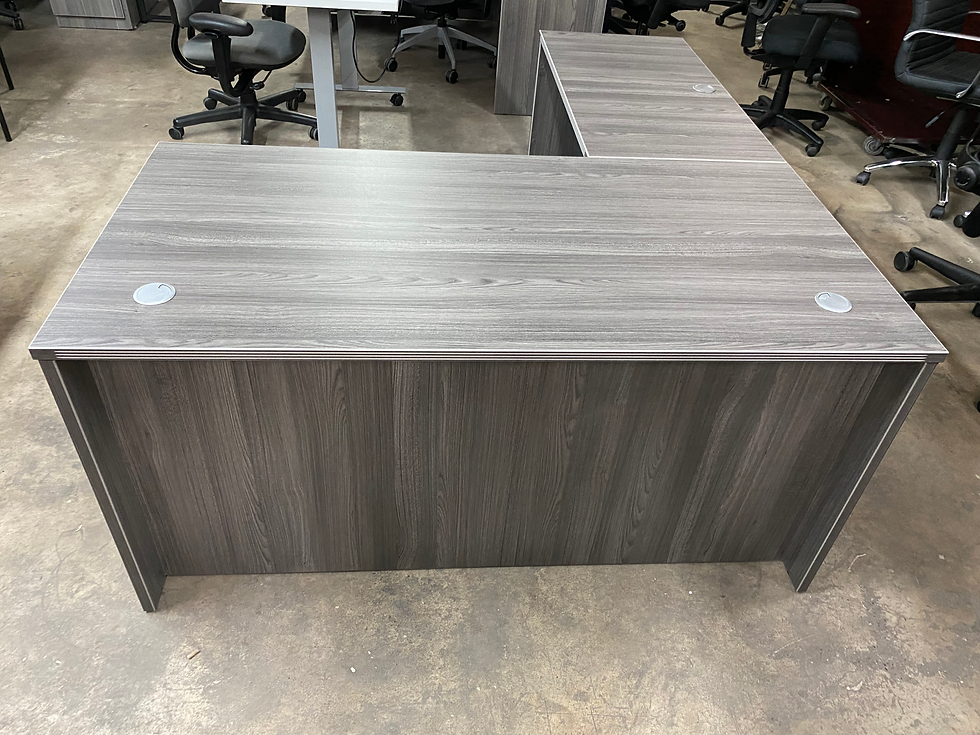 Thumbnail: Single cabinet L shaped desks 