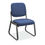 Thumbnail: value collection armless guest chairs with sled base in navy blue fabric