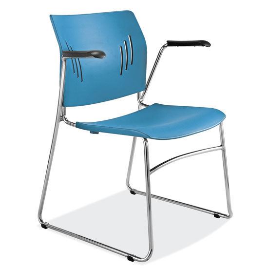 stacked seating collection stacked chairs blue