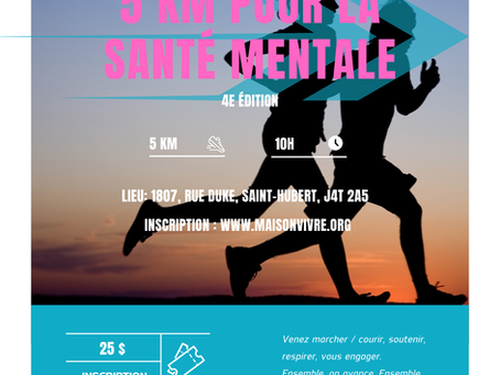 5 KM POUR LA SANTÉ MENTALE : Marcher ensemble pour avancer autrement