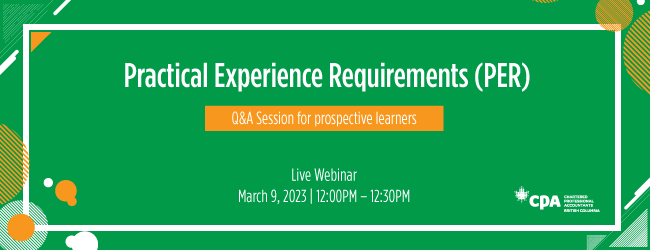 [CPABC] Practical Experience Requirements (PER) Q & A Session