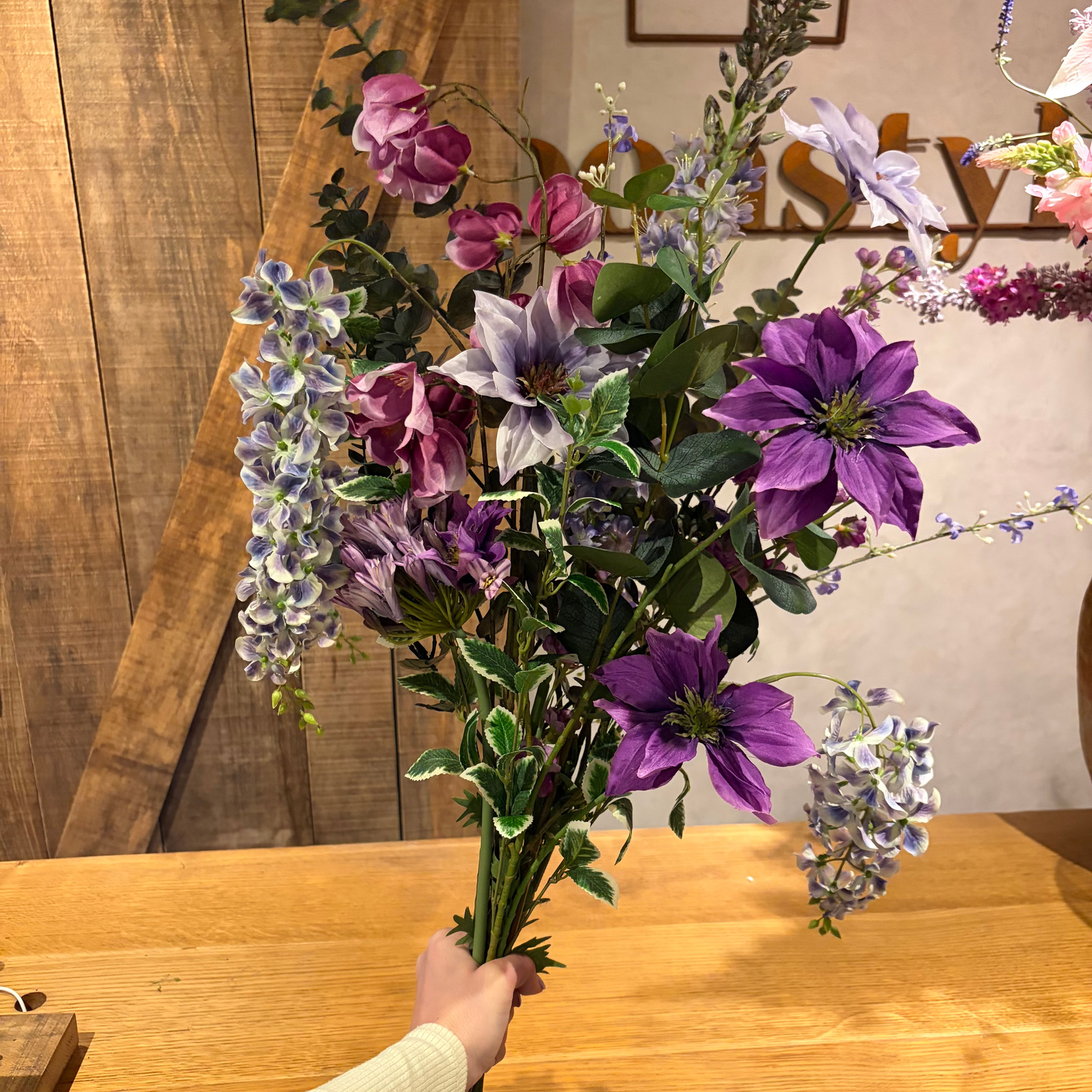 Kunstboeket Lilac Love