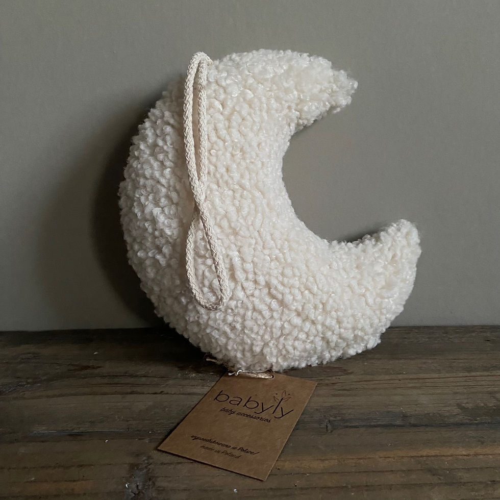 Babyly - Hanger teddy maan wit