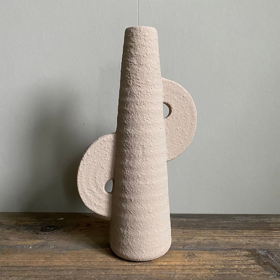 Countryfield vaas Vivil bruin