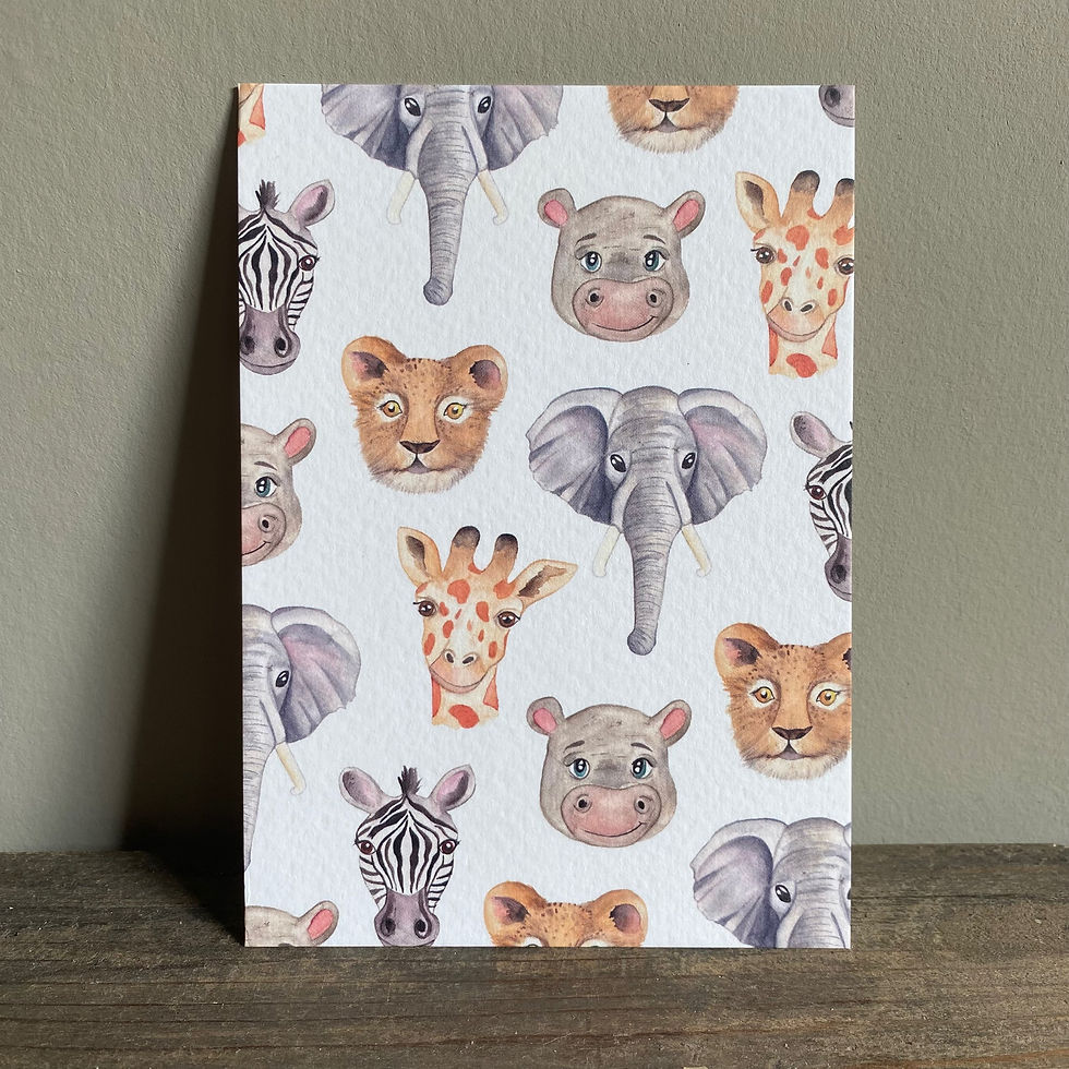 FRITSY A6-kaart safaridieren