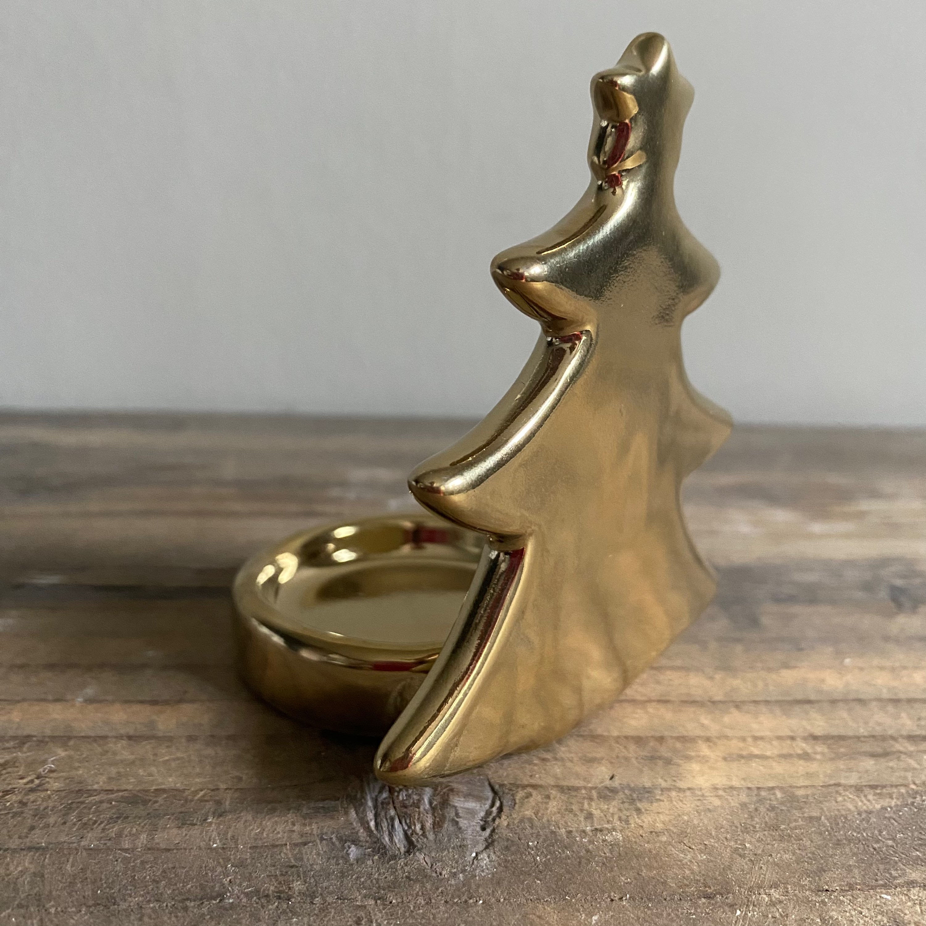 Housevitamin theelicht kerstboom goud