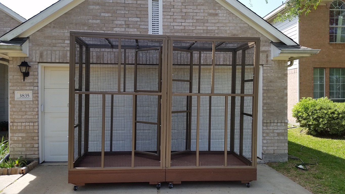 Custom Indoor & Outdoor Walkin Bird Aviaries