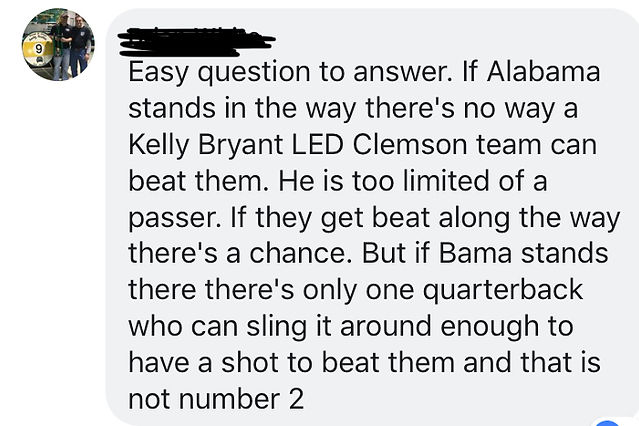 #8 No Way KB Can Beat Bama?