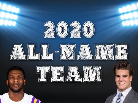 2020 COLLEGE FOOTBALL ALL-NAME TEAM