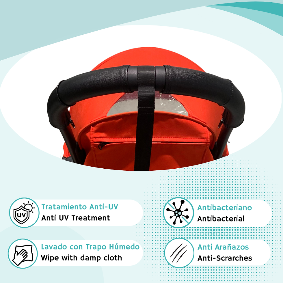 Miniatura: Fundas de Polipiel Compatible con el Manillar Babyzen YOYO 2