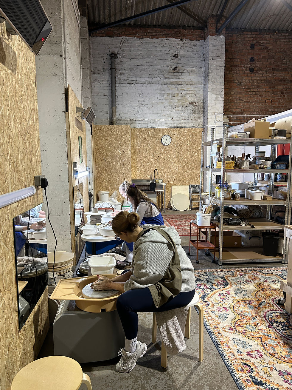 Intro to wheel-thrown pottery (3 hours)