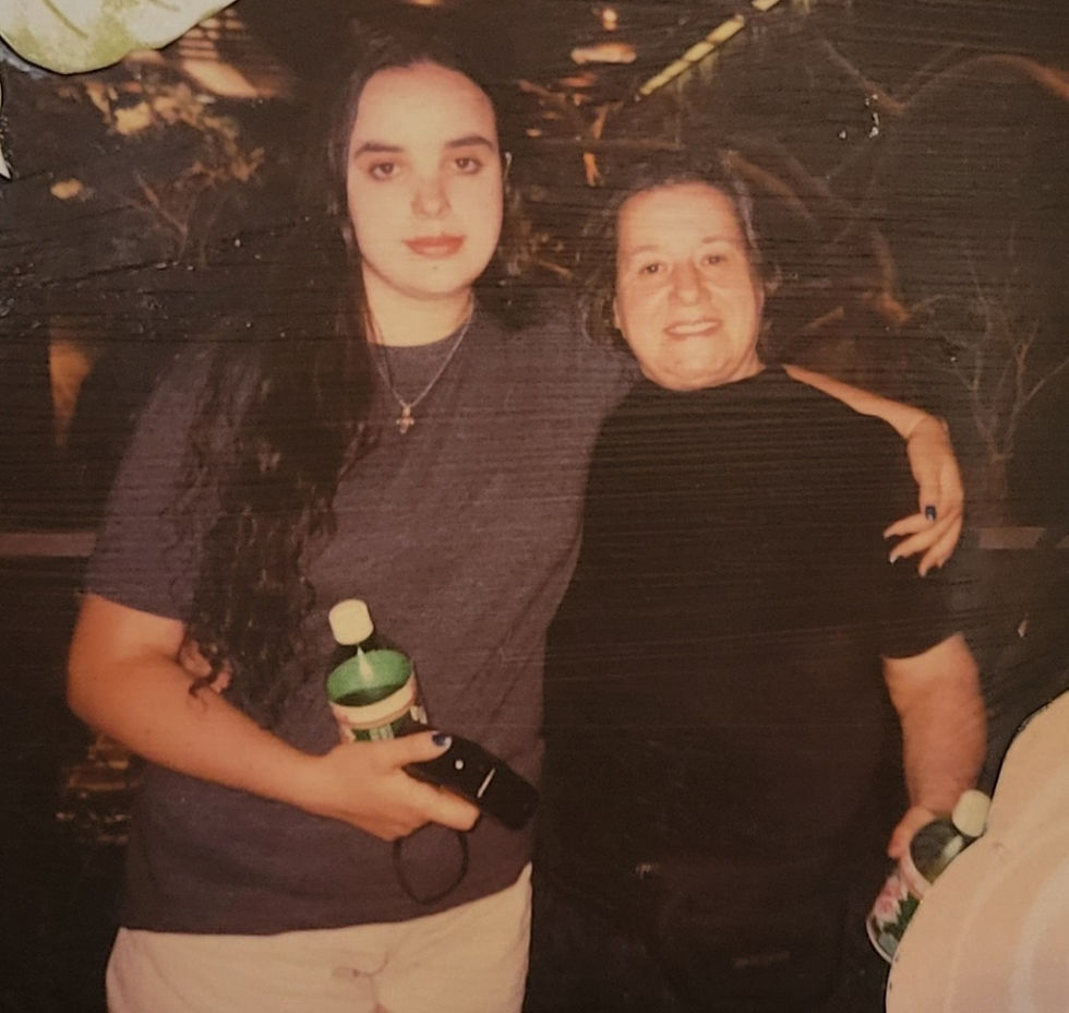 This was right after I graduated high school. We tool a trip to Cleveland.