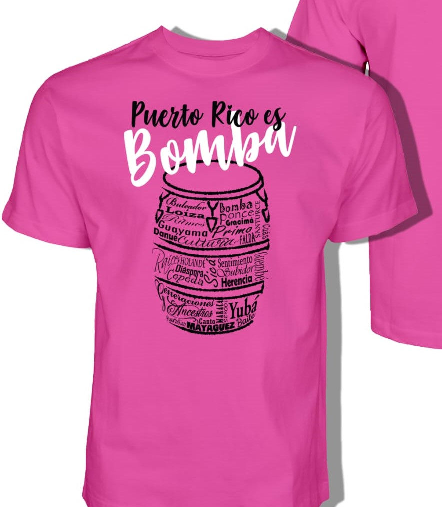 Hot Pink Puerto Rico es Bomba T-shirt