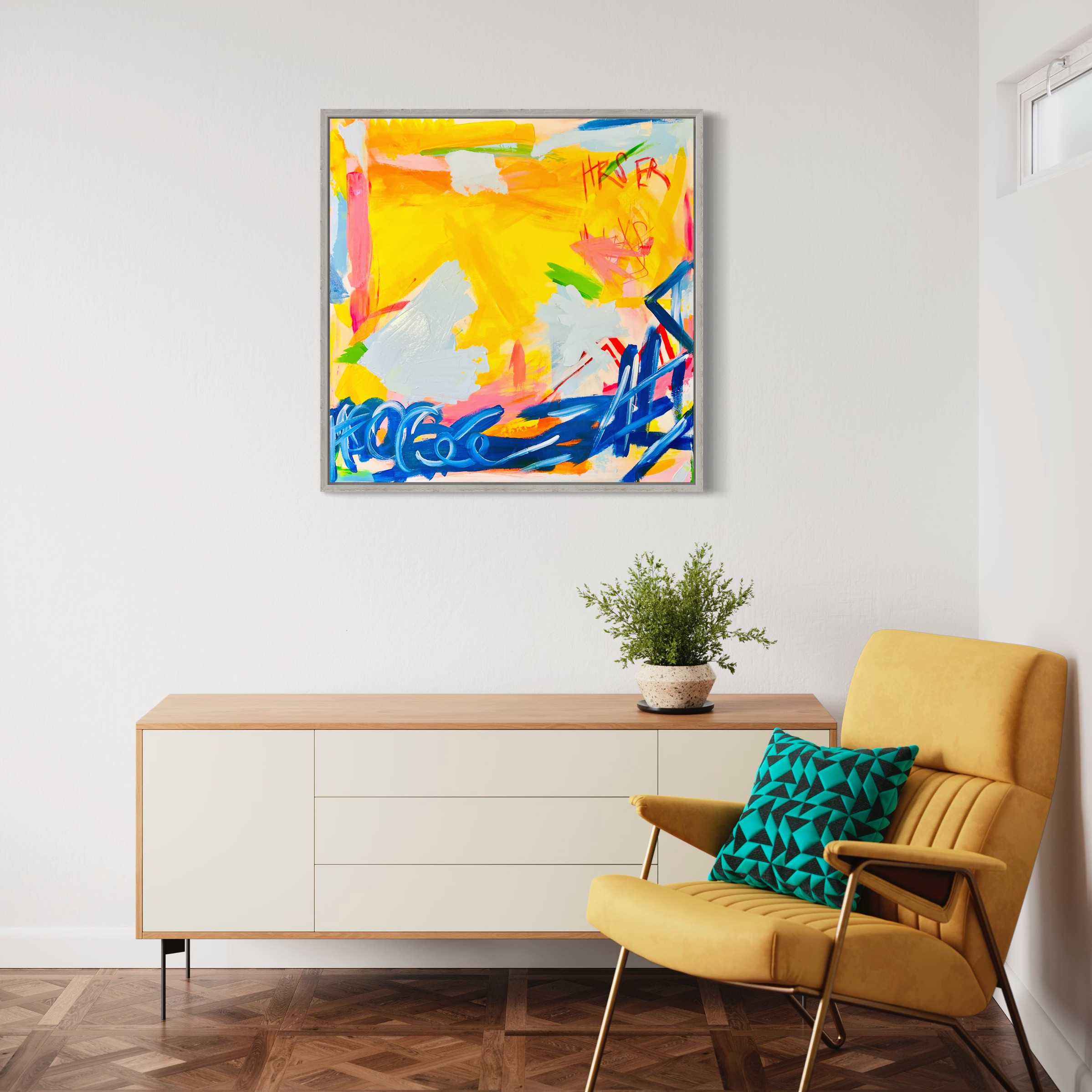 Untiltled - abstract yellow
