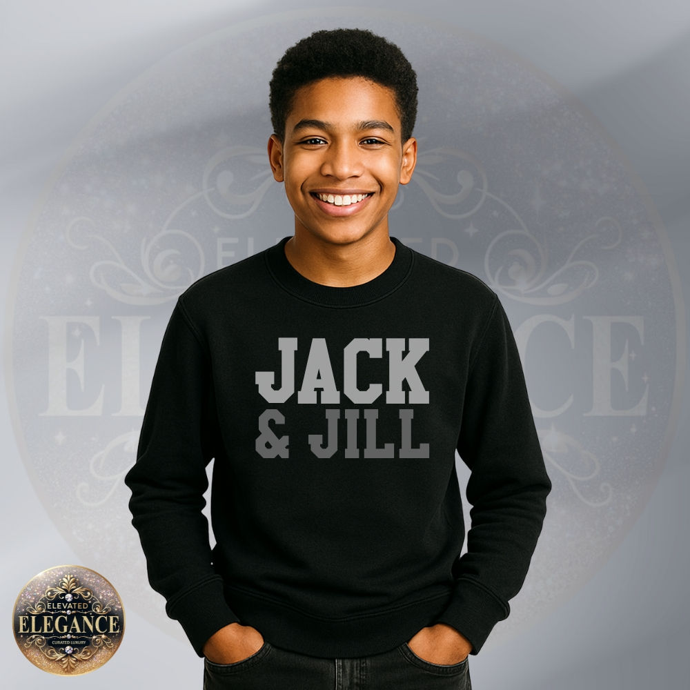 JJOA Boy's Crew neck with Jack and Jill Logo