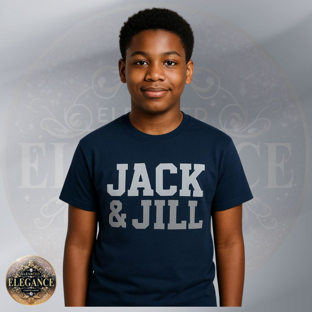 JJOA Boy's Silver Jack and Jill T-Shirt