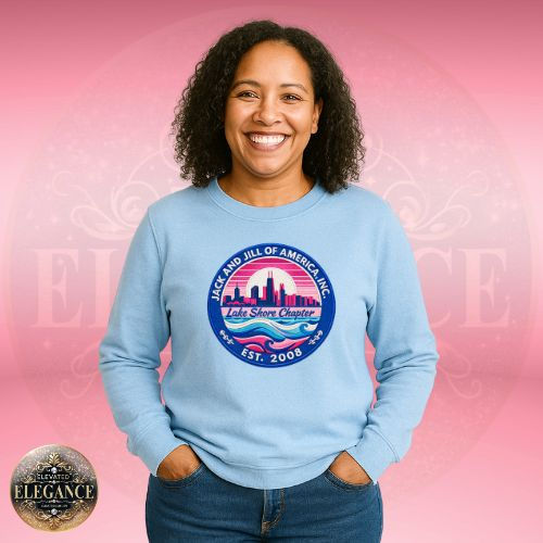 Thumbnail: Lake Shore Chapter Women's Embroidered Crewneck Sweatshirt