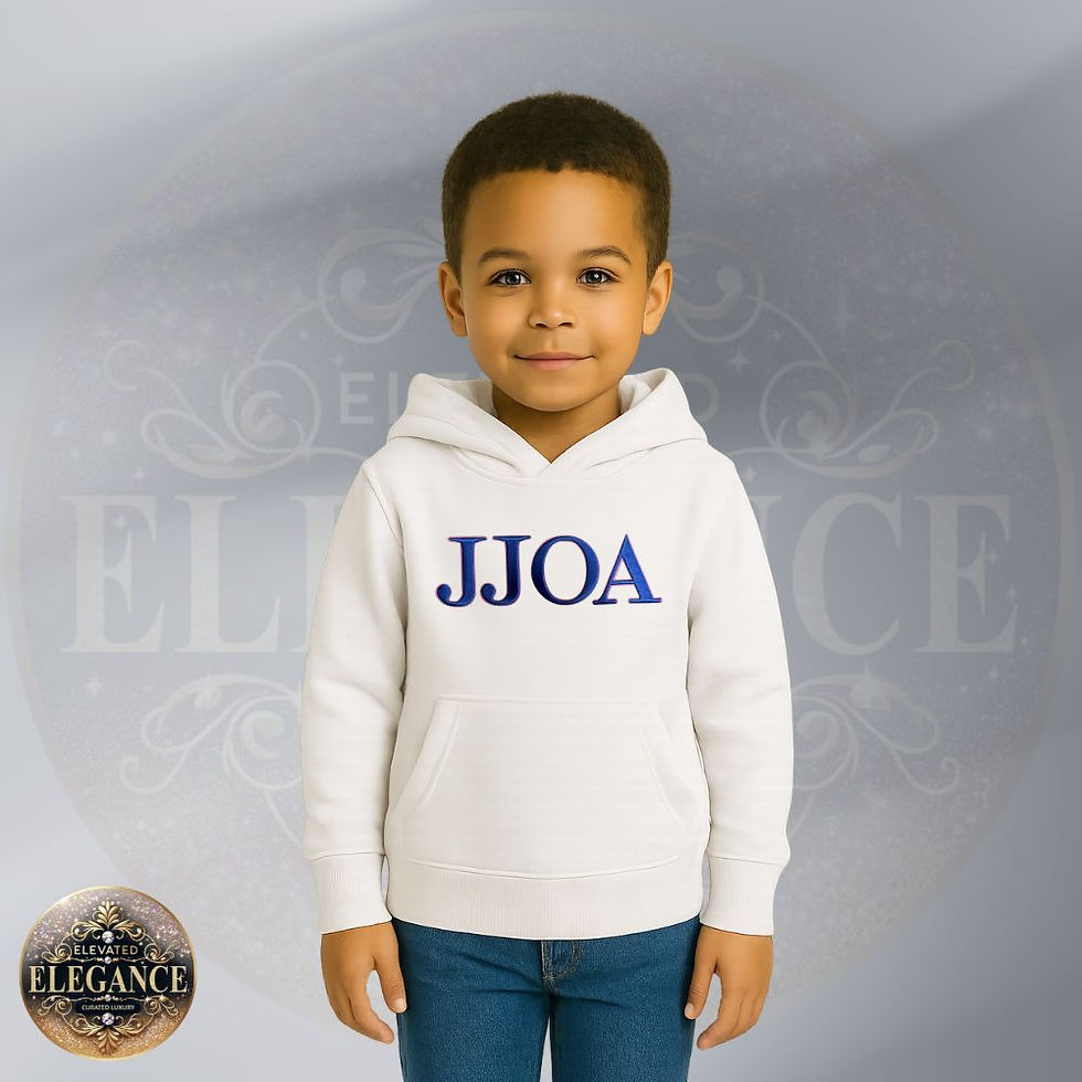 Thumbnail: JJOA Boy's 3-DPuff Embroidered JJOA Hoodie